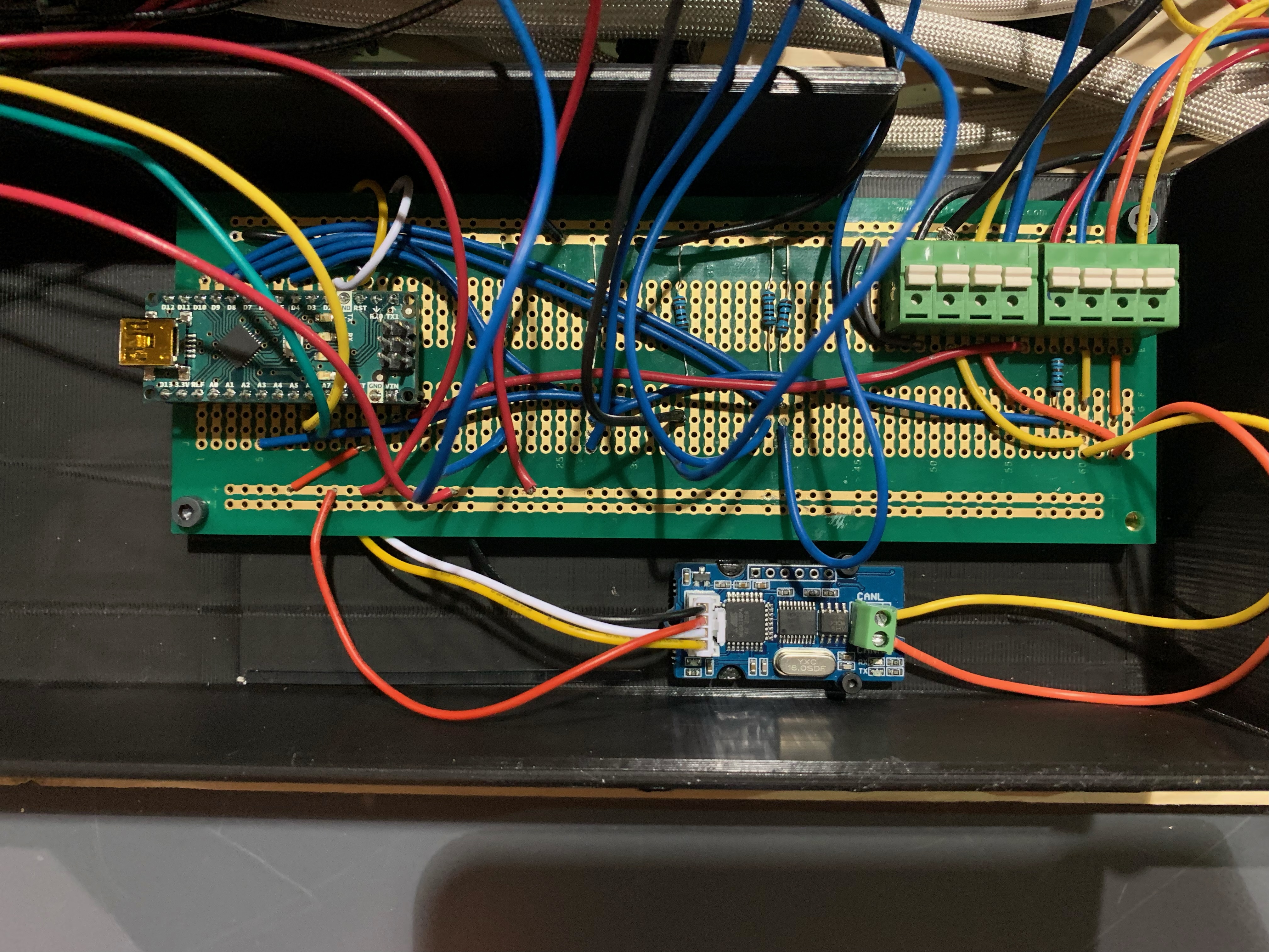Arduino inside mounted enclosure