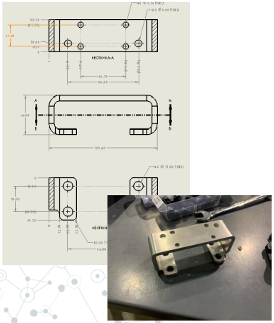 Bracket drawings & built